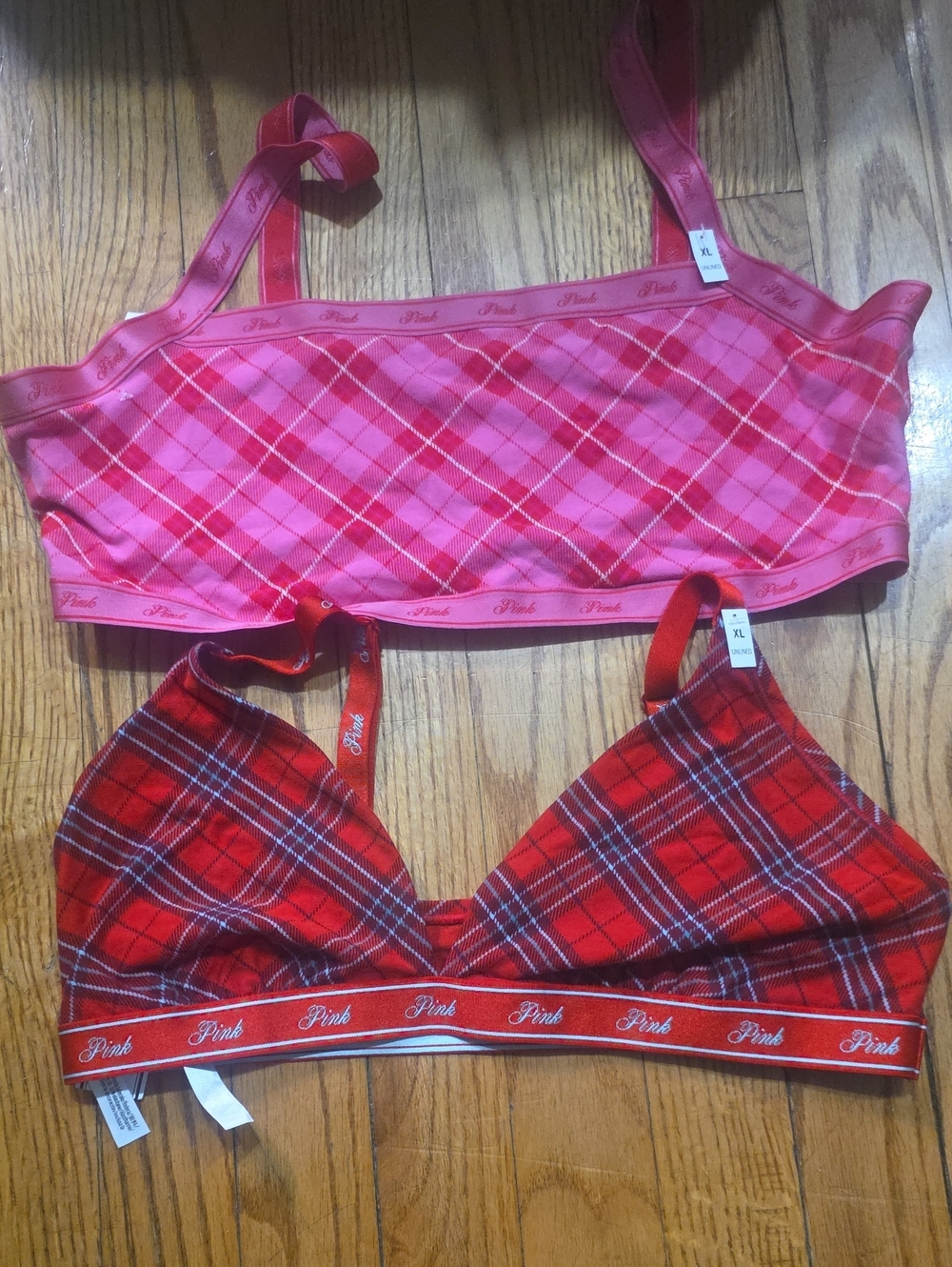 Womans Pink NEW Bras Size XL